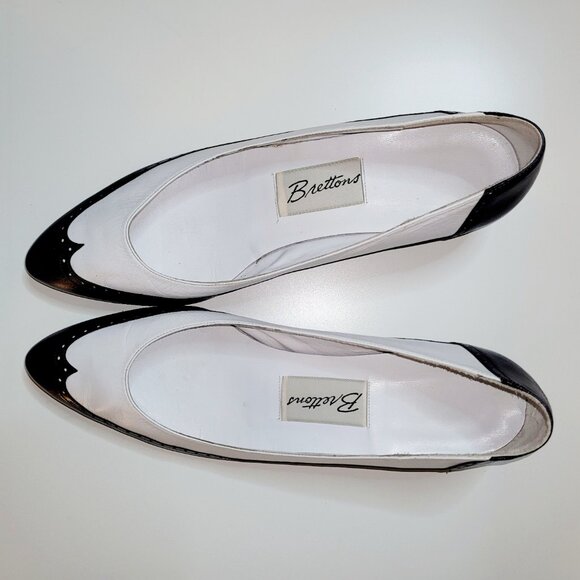 Vintage Bretton's Wingtip Dress Shoes *Mint* Size 9 - Picture 4 of 9